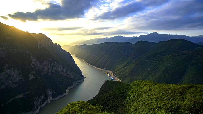 valle del río Yangtze en China